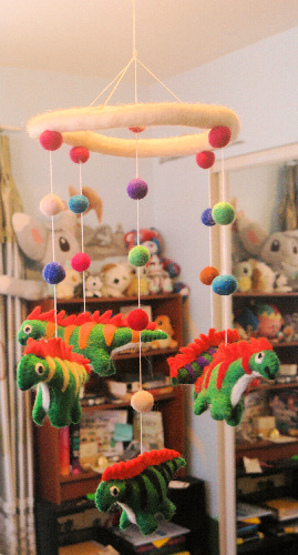 Dino Mobile for baby crib nursery FH-016